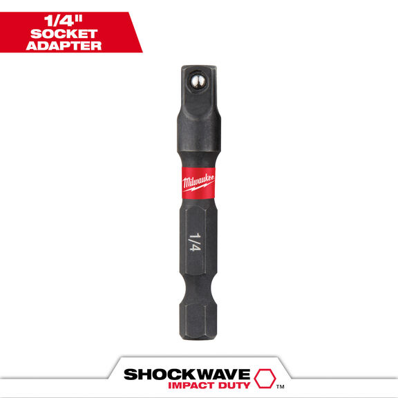 SHOCKWAVE Impact Duty 1/4" Hex Shank to 1/4" Socket Adapter image number 0